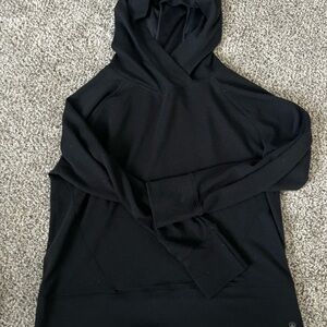 Prana Black Hooded Sweater